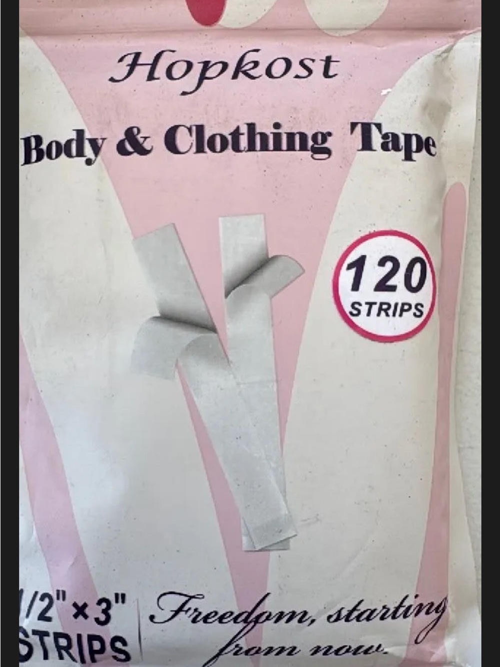 White Body & Clothing Tape - 120 Strips